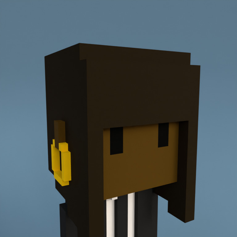 Meebit #7539 — Portrait