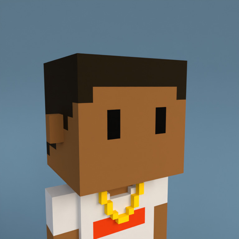 Meebit #7544 — Portrait