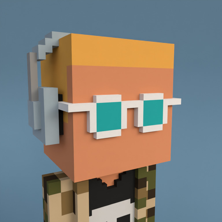Meebit #7550 — Portrait