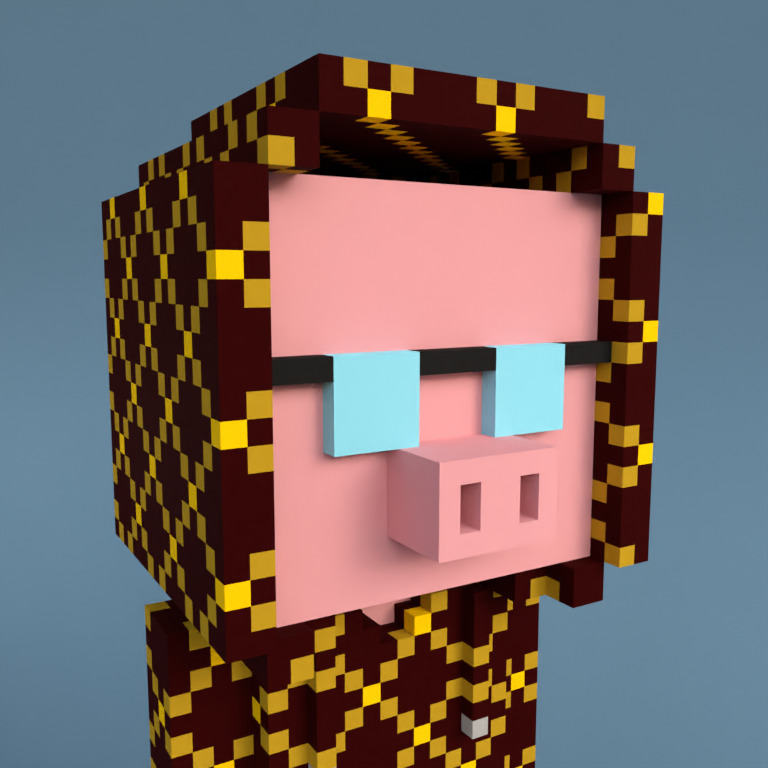 Meebit #7556 — Portrait