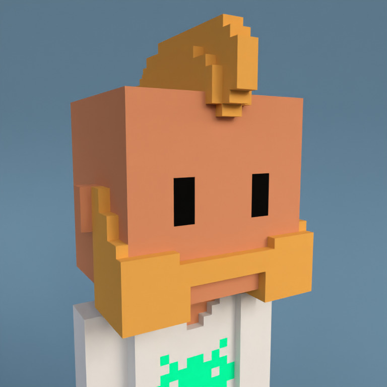 Meebit #7600 — Portrait