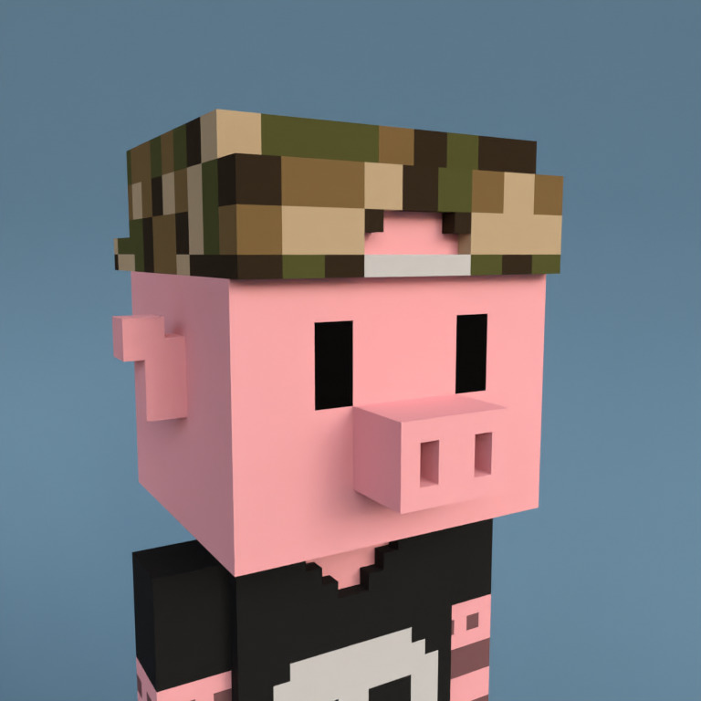 Meebit #7606 — Portrait