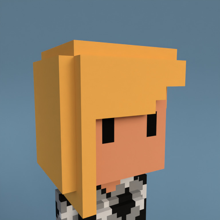 Meebit #7608 — Portrait