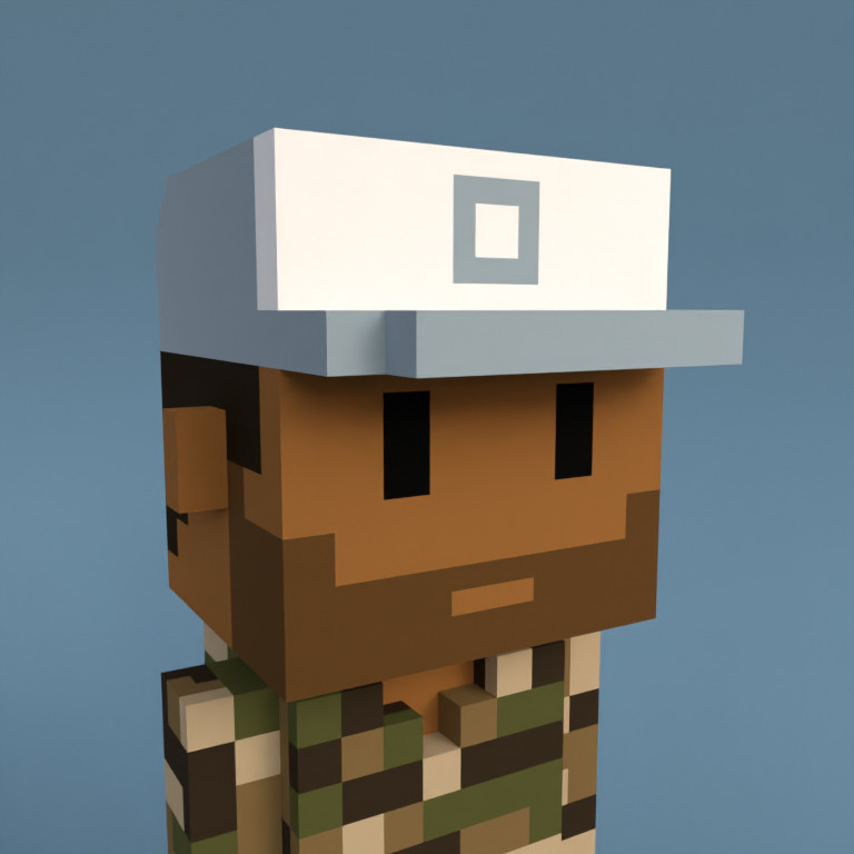 Meebit #7609 — Portrait