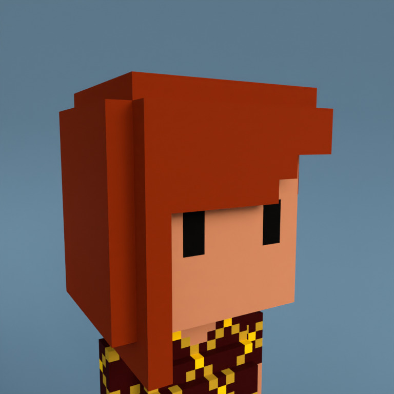 Meebit #7653 — Portrait