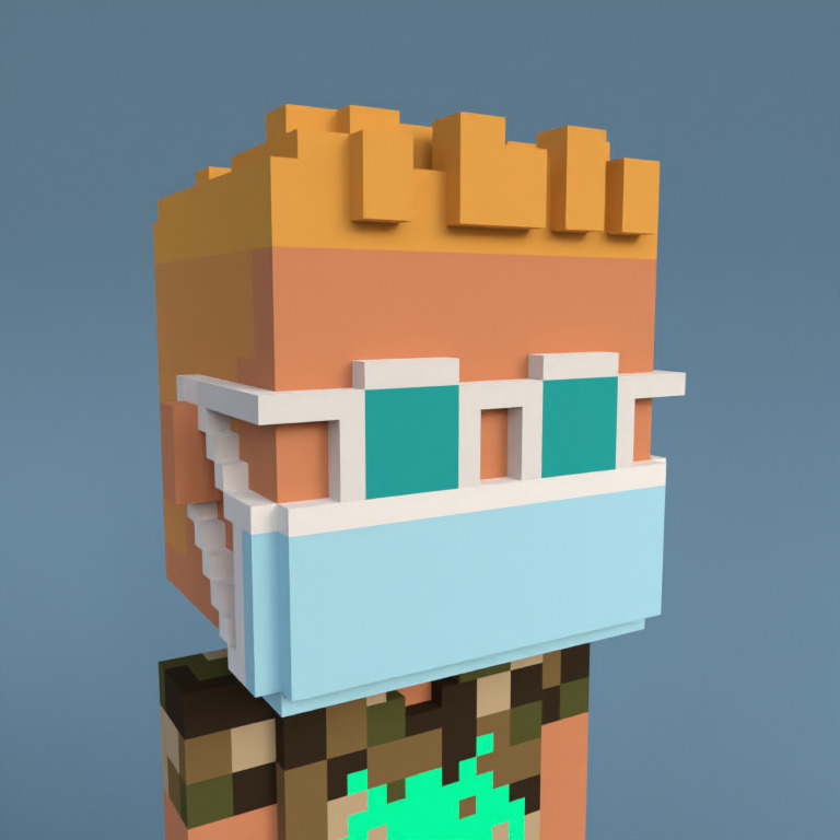 Meebit #7654 — Portrait