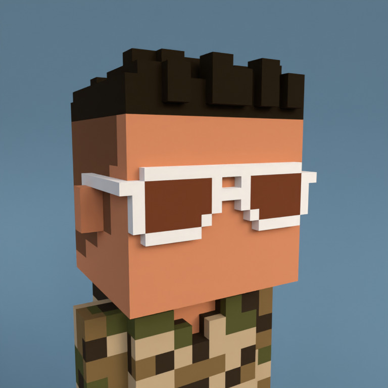 Meebit #7662 — Portrait