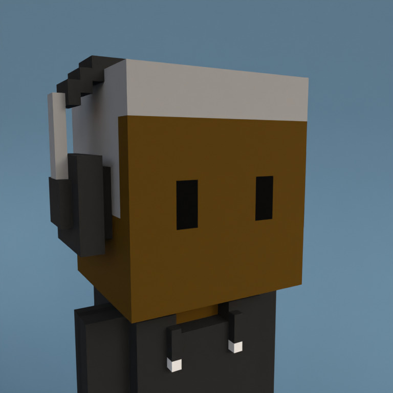 Meebit #7673 — Portrait