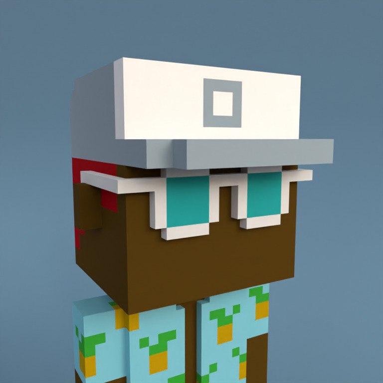 Meebit #7699 — Portrait