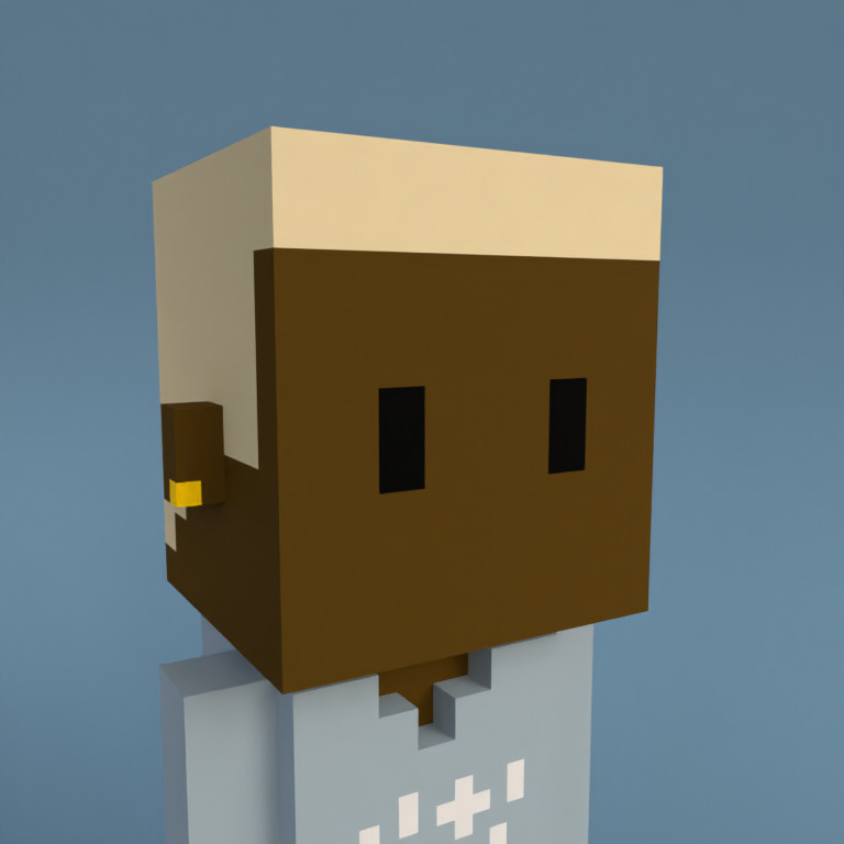 Meebit #7734 — Portrait