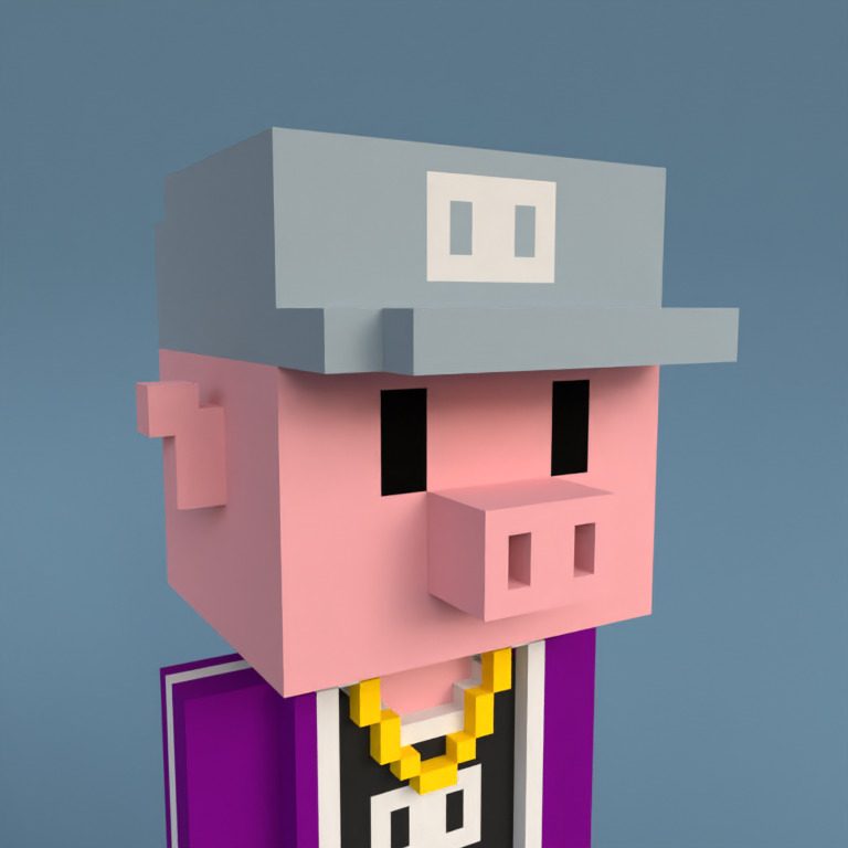 Meebit #7744 — Portrait