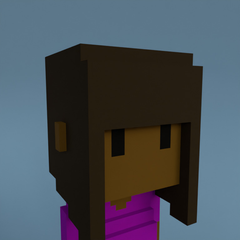 Meebit #7763 — Portrait