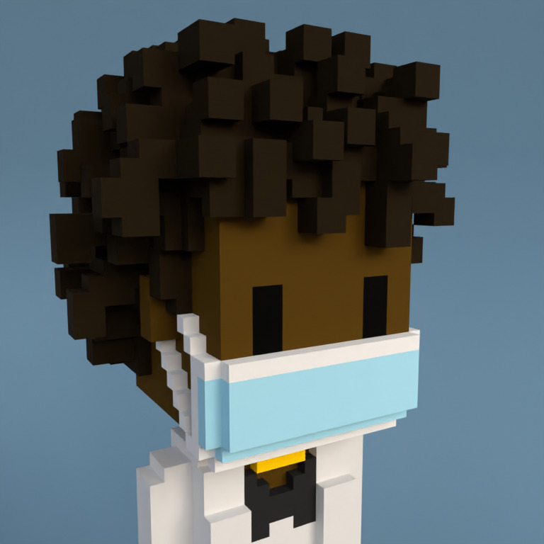 Meebit #7800 — Portrait