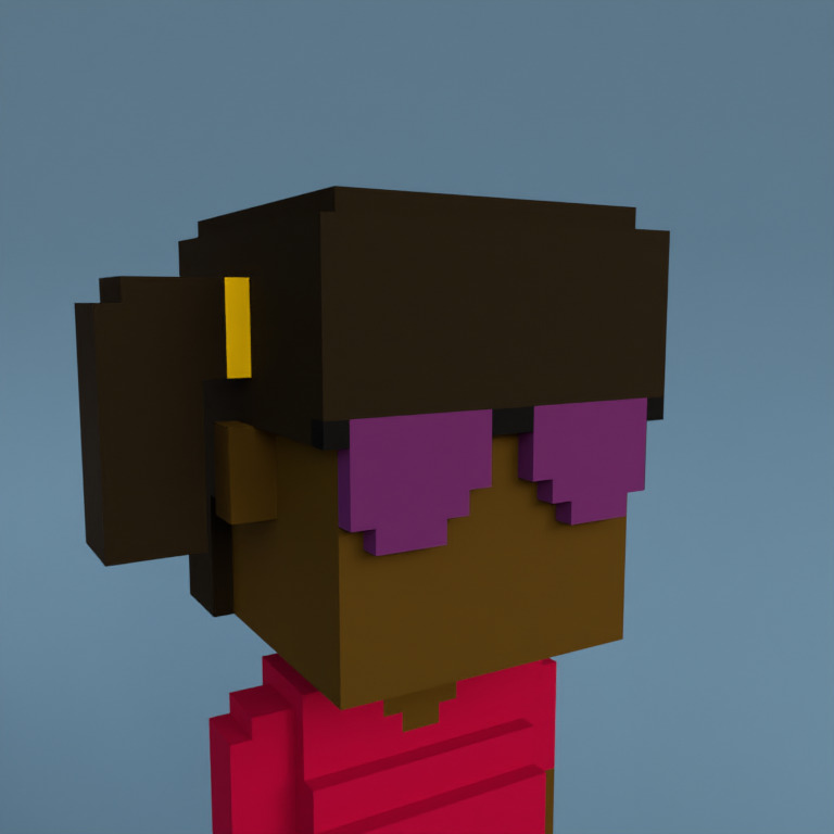 Meebit #7802 — Portrait