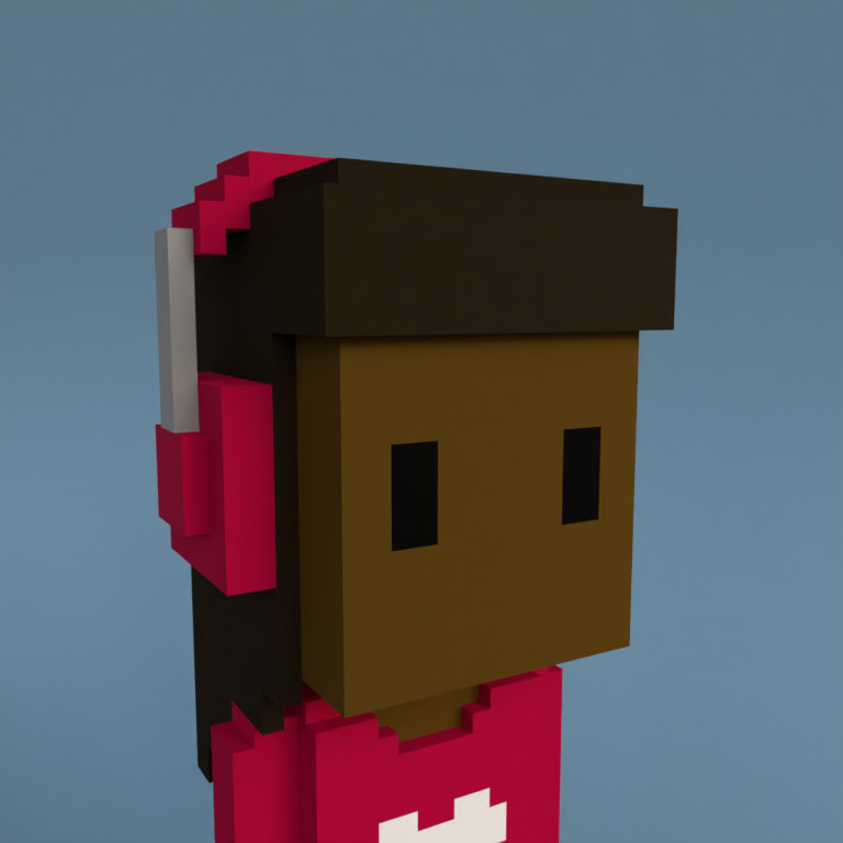 Meebit #7843 — Portrait
