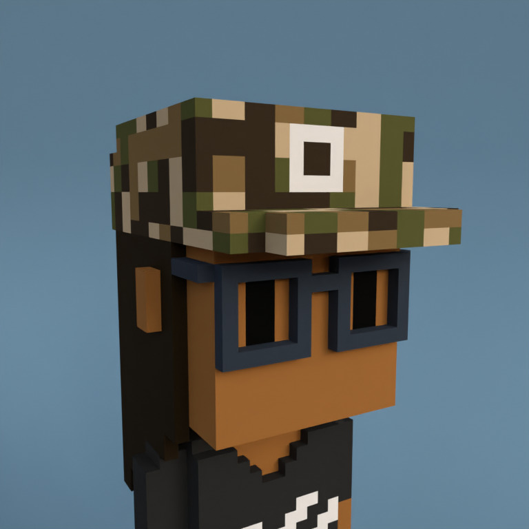 Meebit #7859 — Portrait