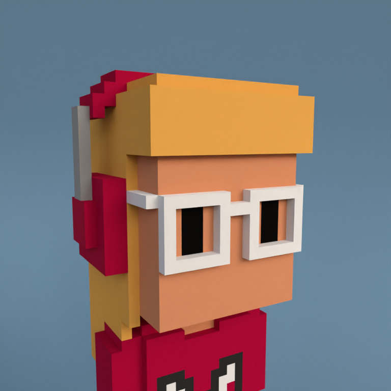 Meebit #7884 — Portrait