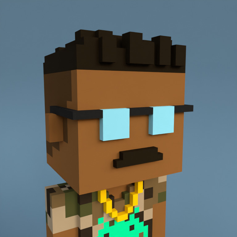 Meebit #7885 — Portrait