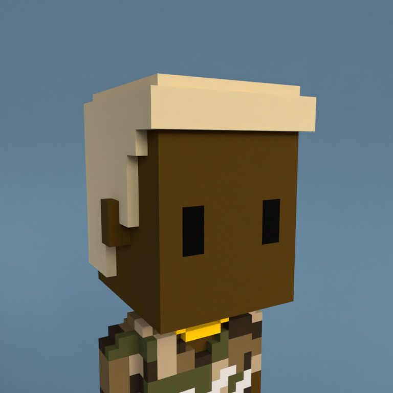 Meebit #7912 — Portrait