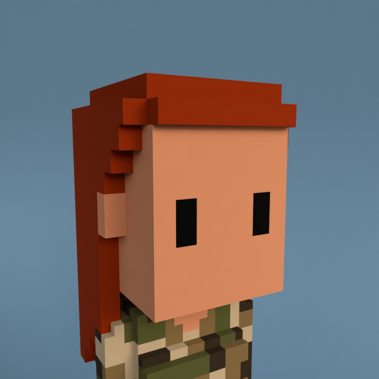 Meebit #7962 — Portrait