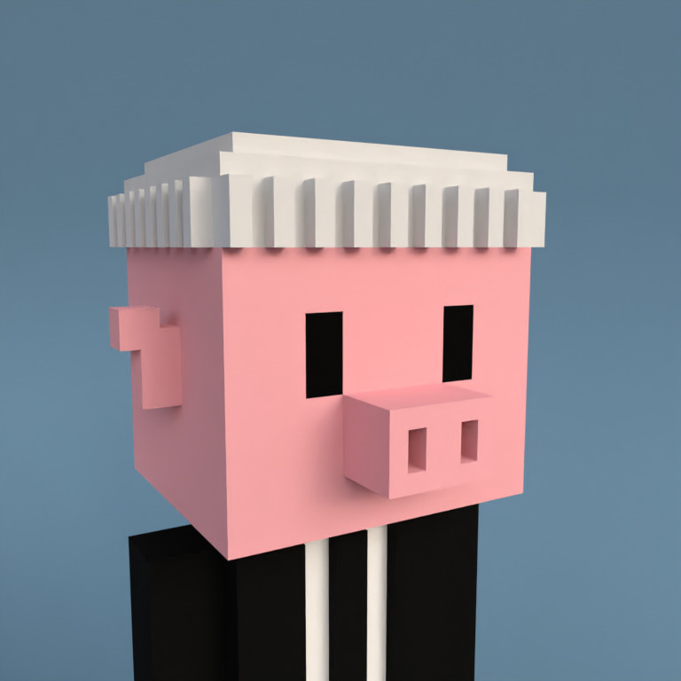 Meebit #8009 — Portrait