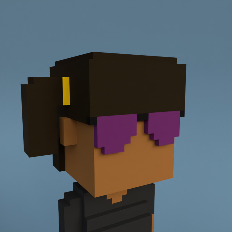 Meebit #8011 — Portrait