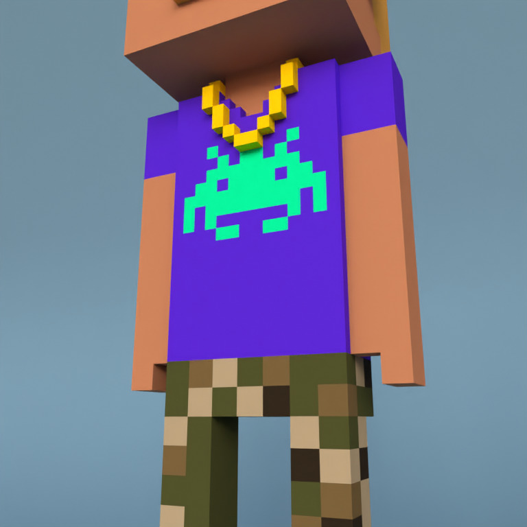 Meebit #8017 — Outfit