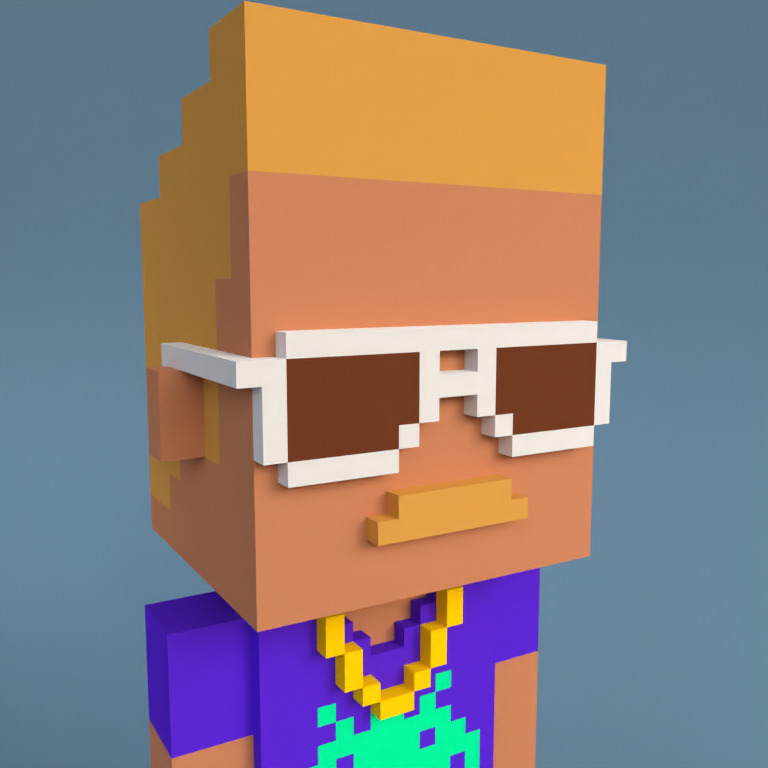 Meebit #8017 — Portrait