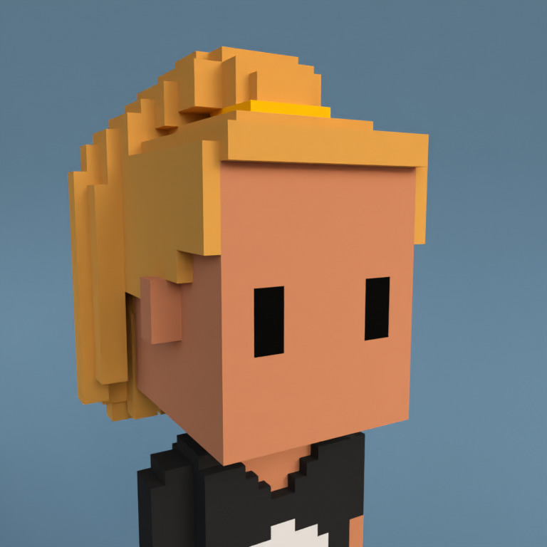 Meebit #8018 — Portrait