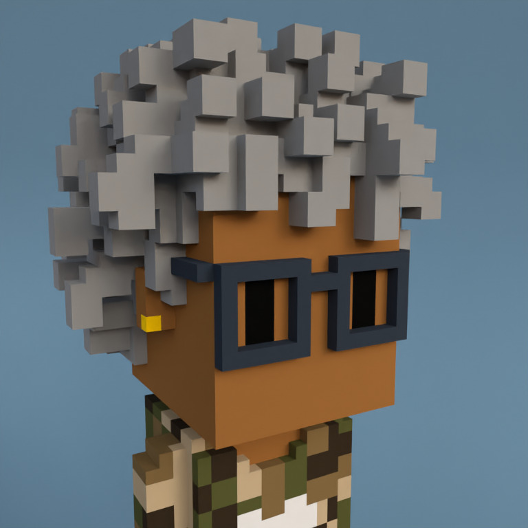 Meebit #8102 — Portrait