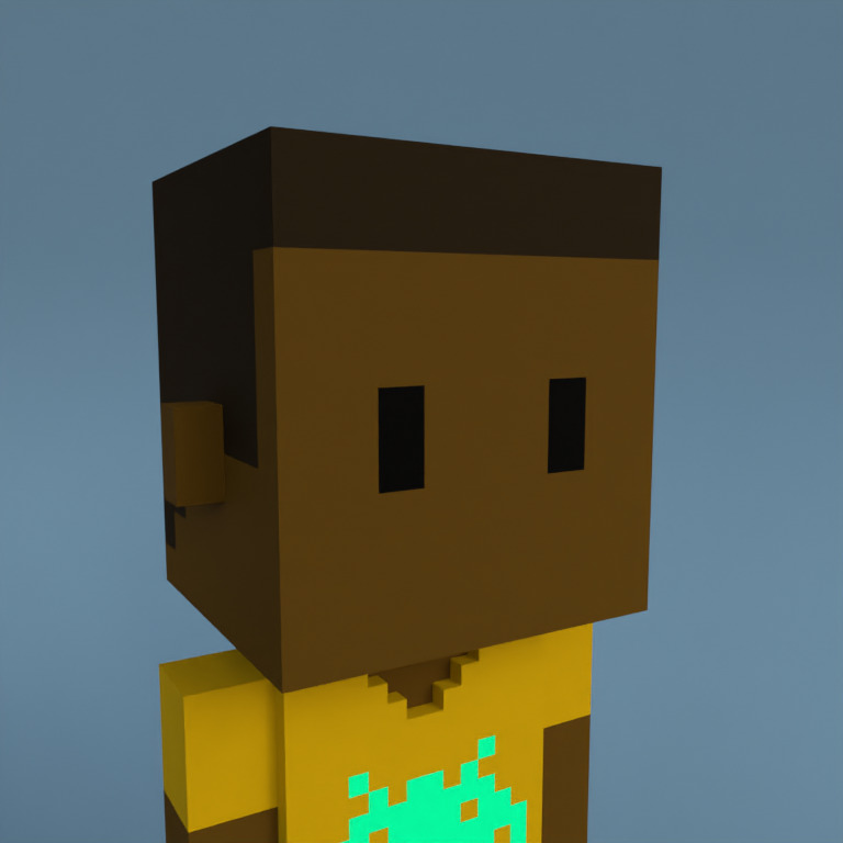 Meebit #8414 — Portrait