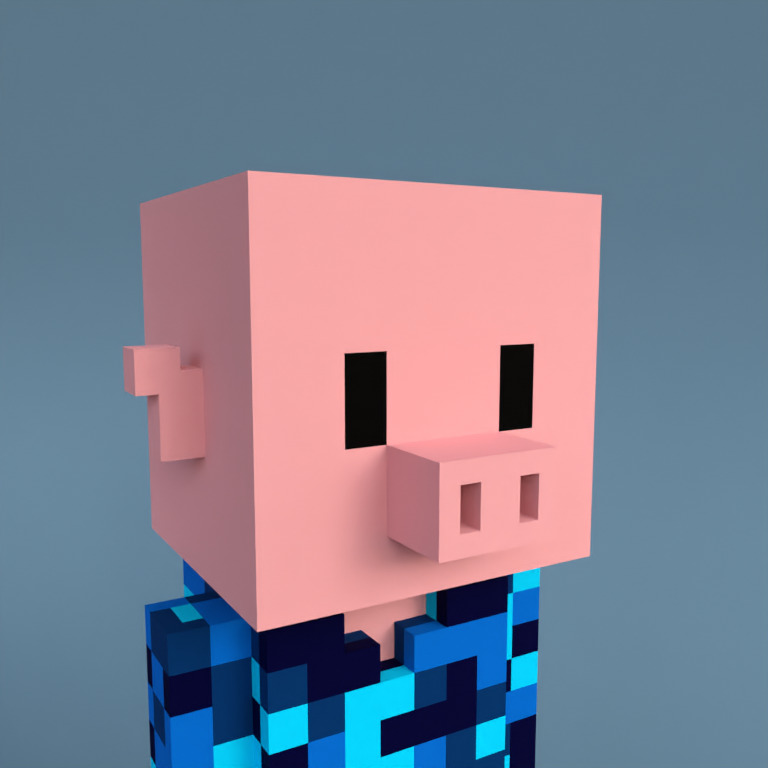 Meebit #8453 — Portrait