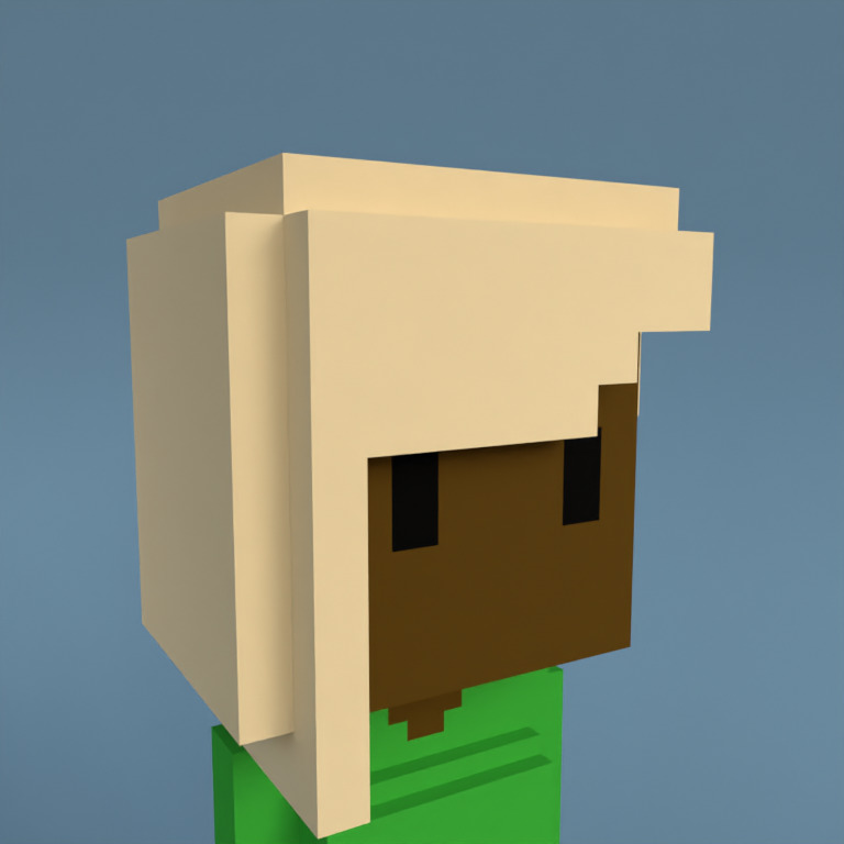 Meebit #8493 — Portrait