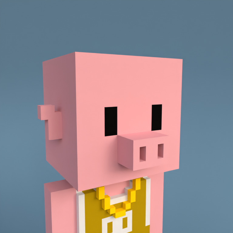 Meebit #8521 — Portrait