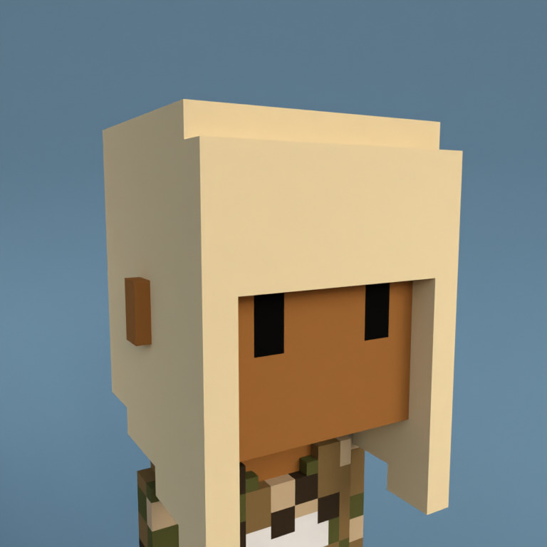 Meebit #8606 — Portrait
