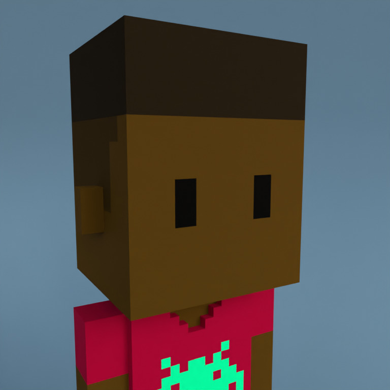Meebit #8607 — Portrait