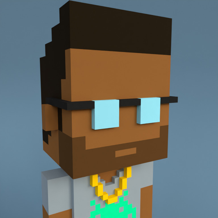 Meebit #8618 — Portrait