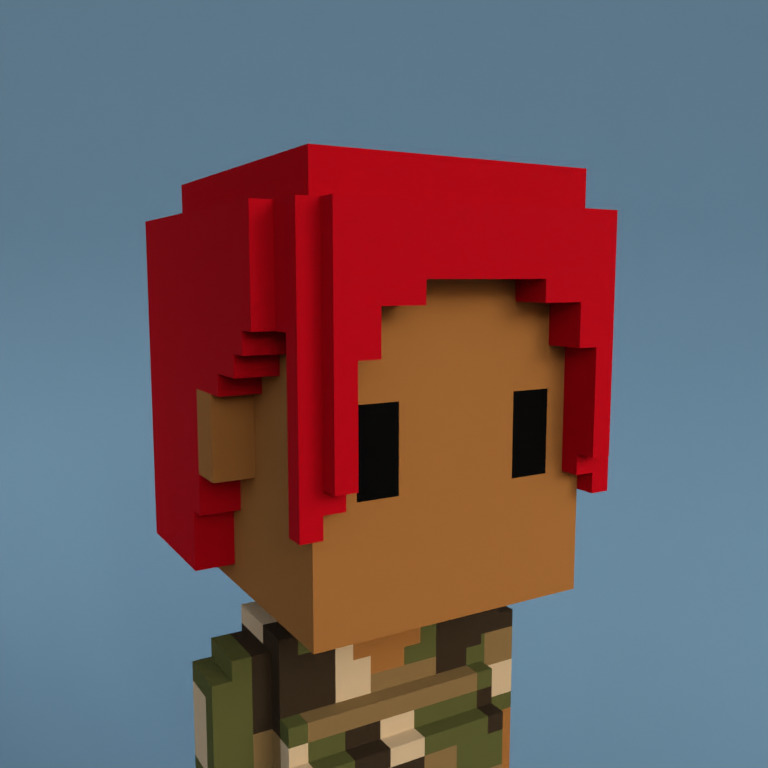 Meebit #8681 — Portrait