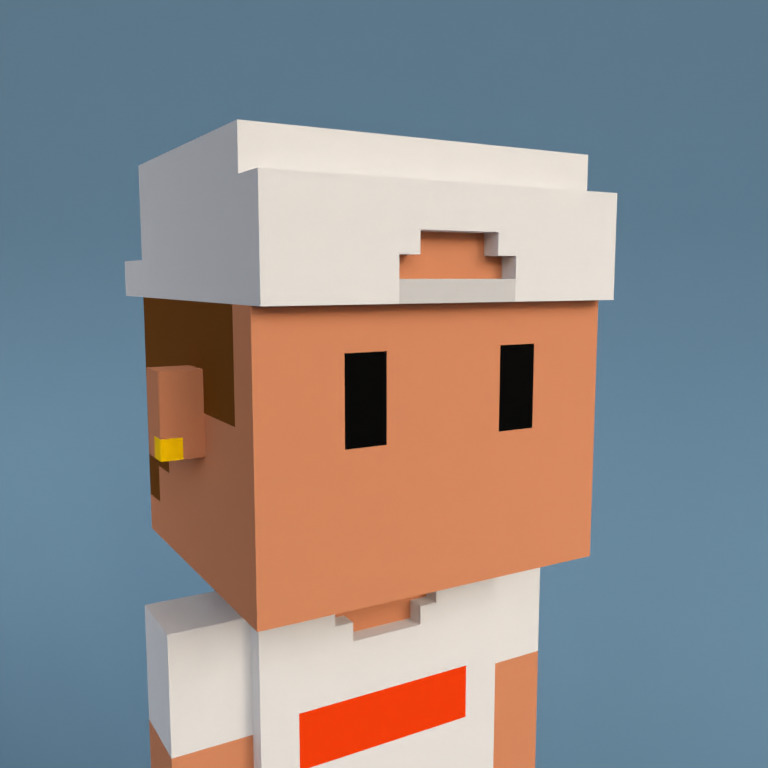 Meebit #8738 — Portrait