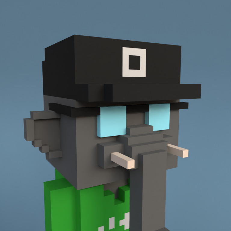 Meebit #8787 — Portrait