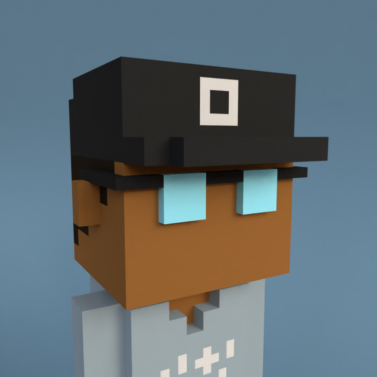 Meebit #8806 — Portrait
