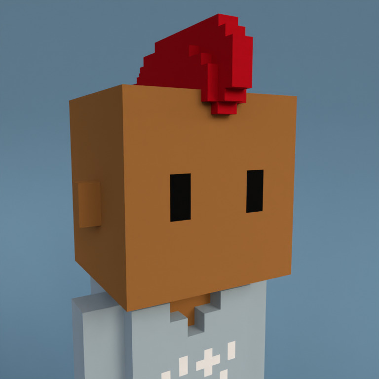Meebit #8884 — Portrait