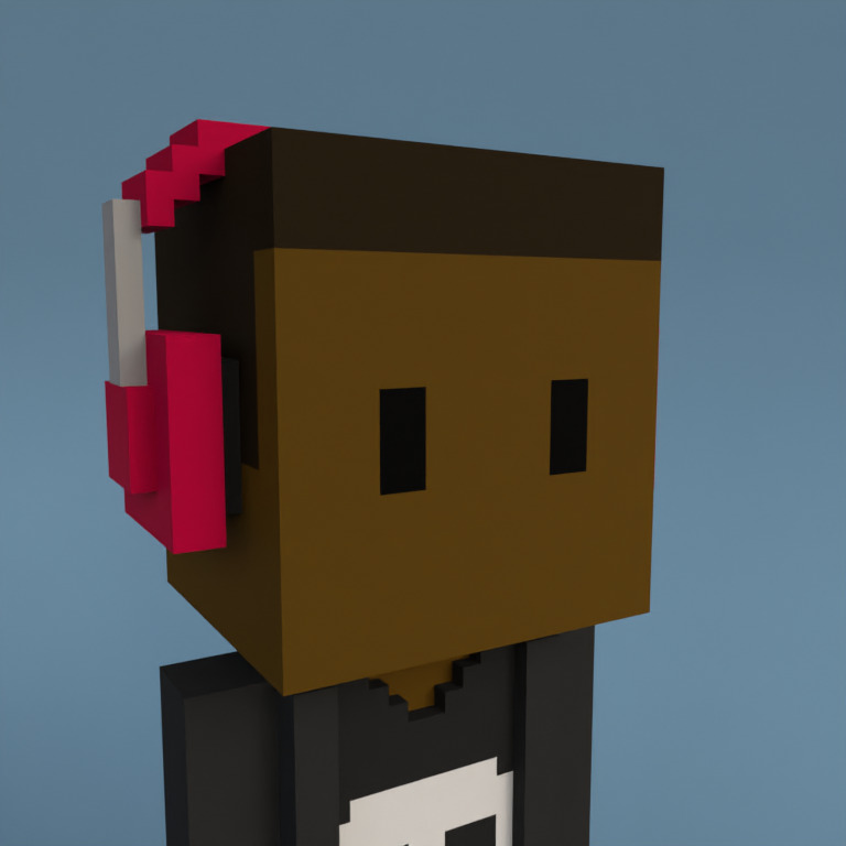 Meebit #8990 — Portrait