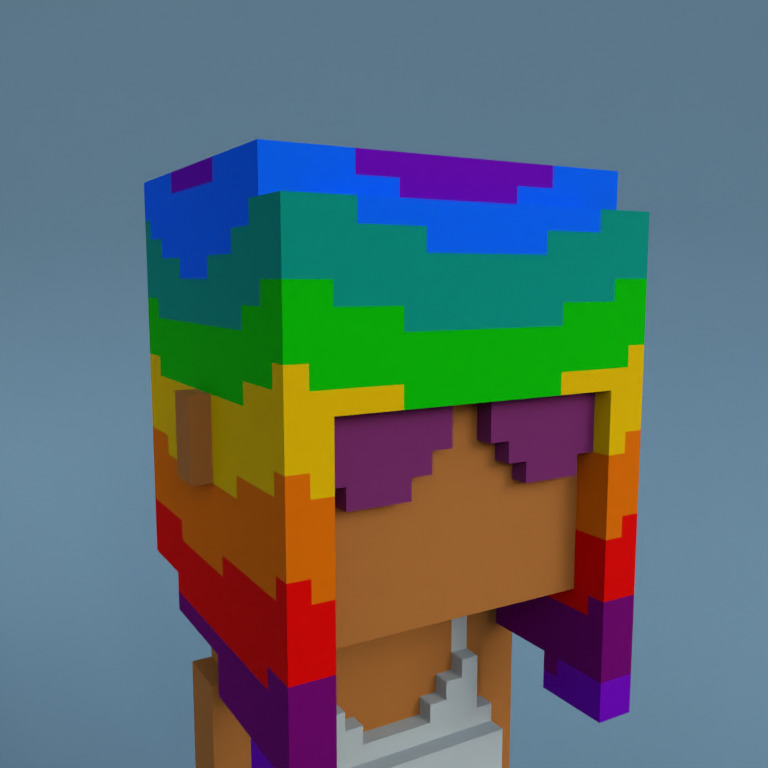 Meebit #9008 — Portrait