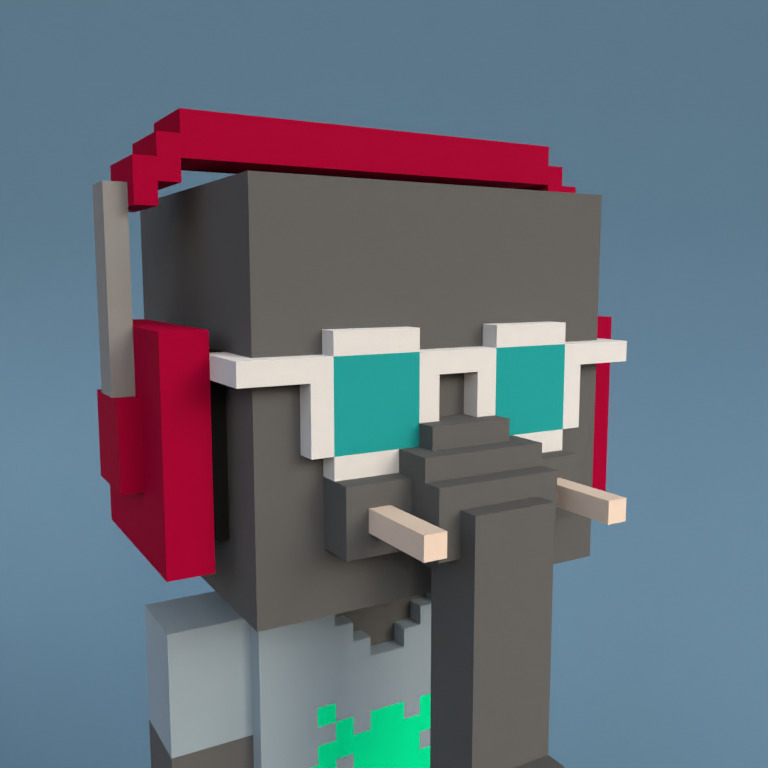 Meebit #9017 — Portrait