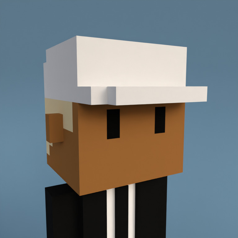 Meebit #9021 — Portrait