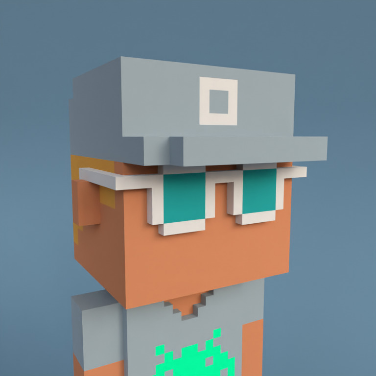 Meebit #9025 — Portrait