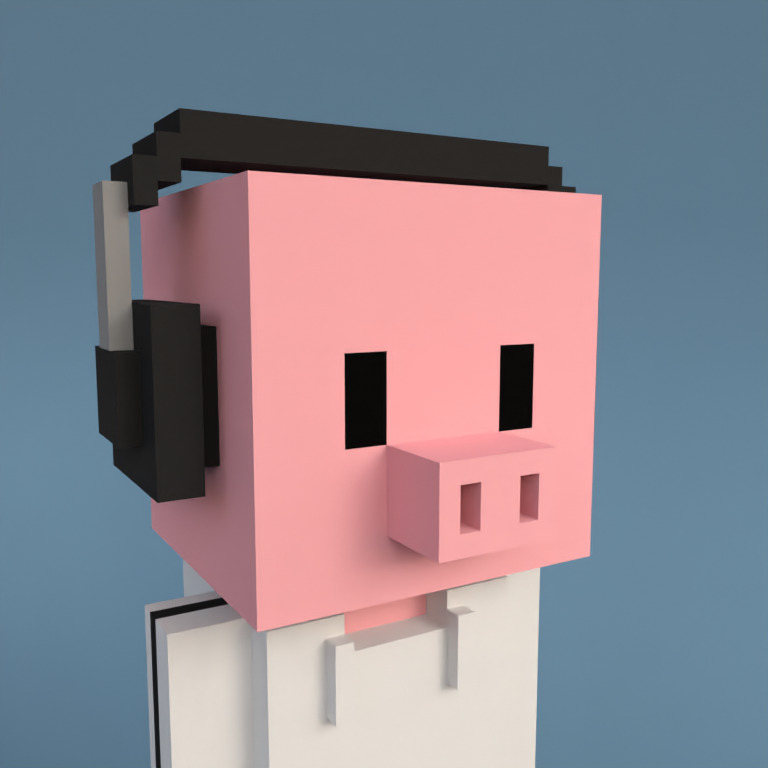 Meebit #9044 — Portrait