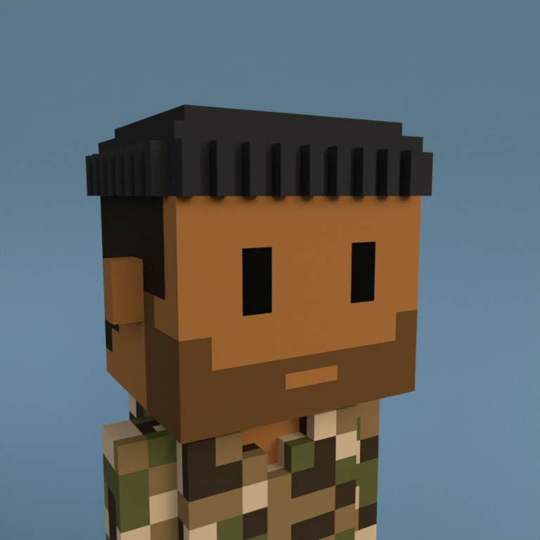Meebit #9074 — Portrait