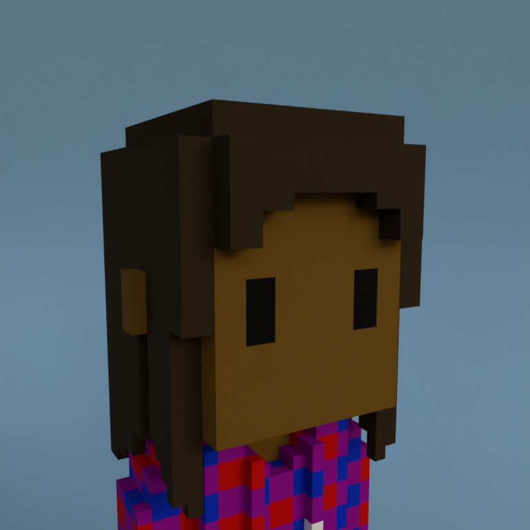 Meebit #9075 — Portrait